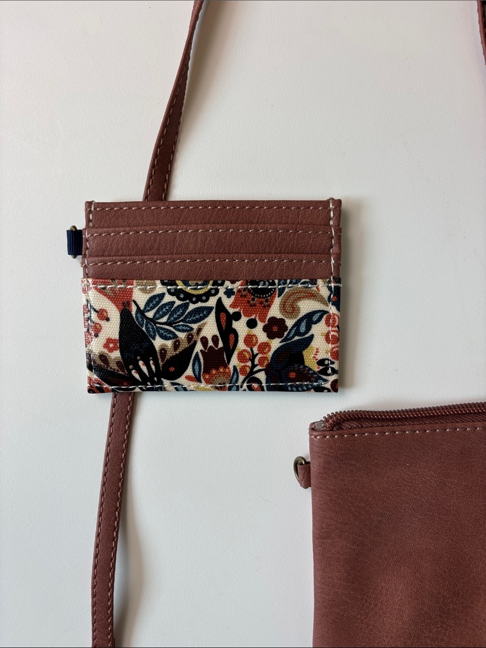Sakroots Brown Floral Multi-Pouch Crossbody Set - Picture 4 of 10
